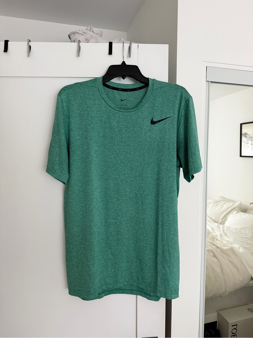 Nike Green Heather Dri-FIT Short Sleeve Tee